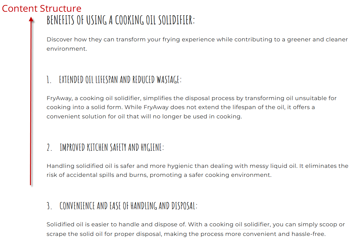 Content Structure