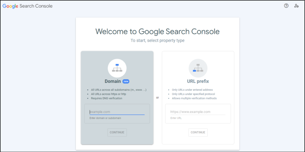 Google search console