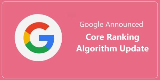 November Google-Core Algorithm Update